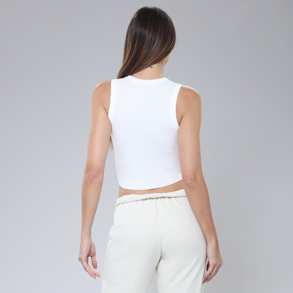 Chic Midriff Activewear Top Sleeveless