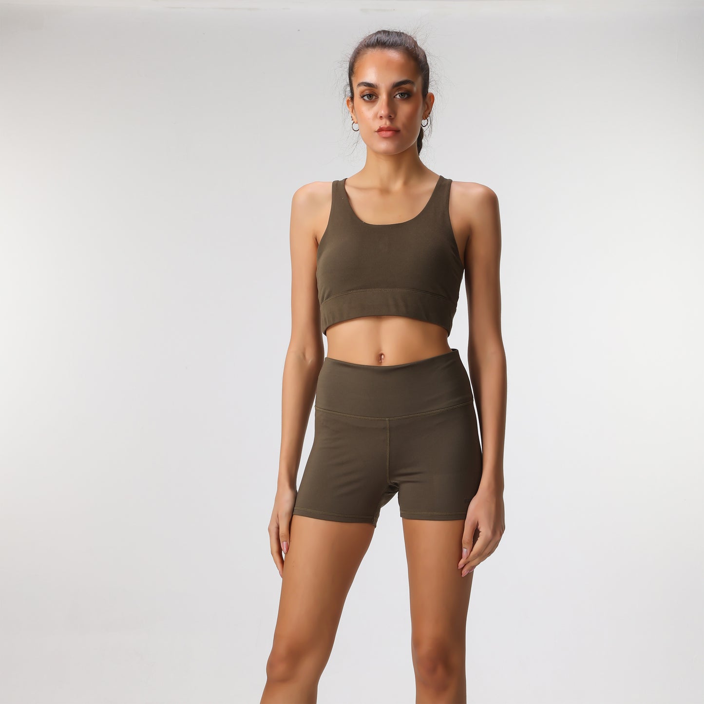 Sport Crossback Top Seamless Yoga Sets