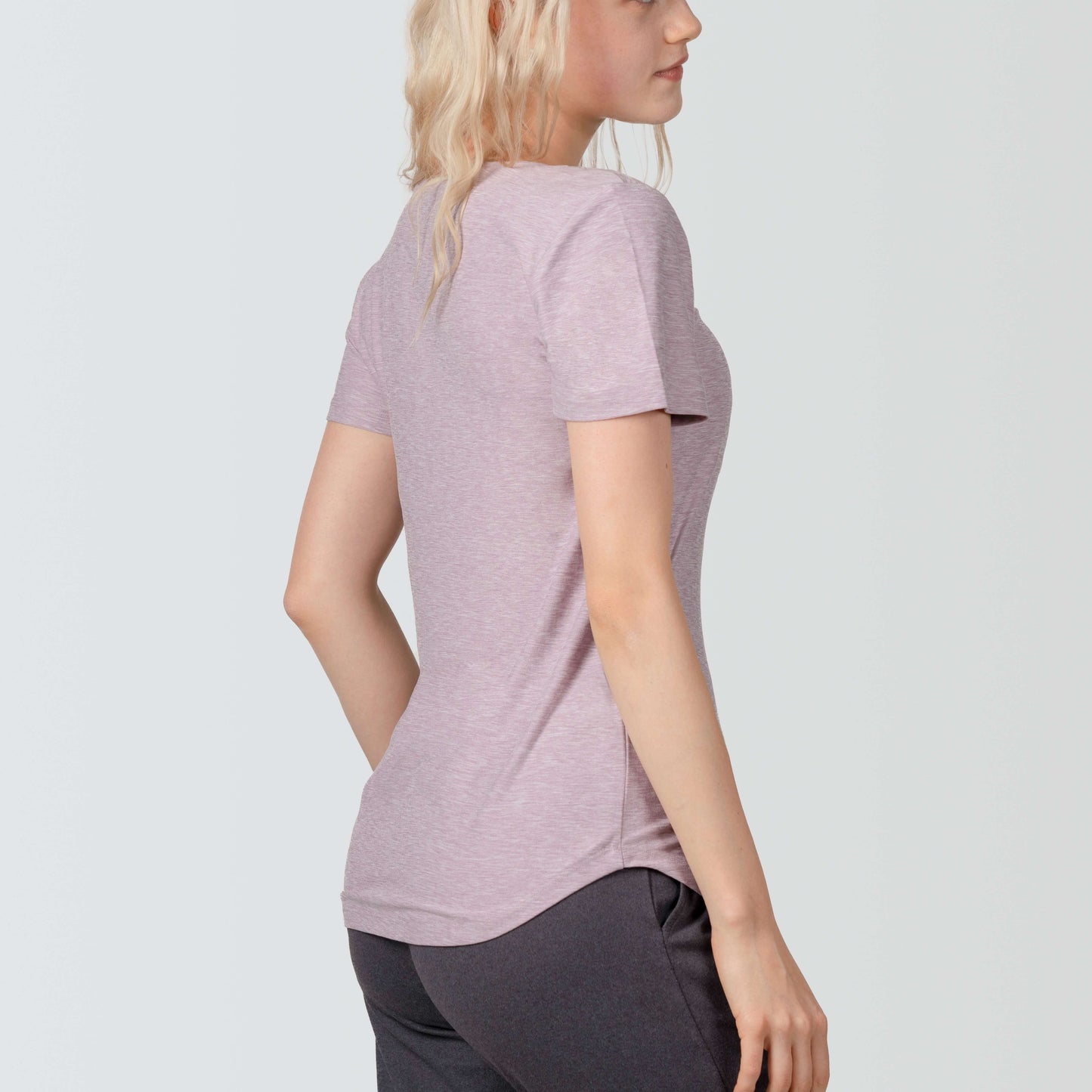 Soft-touch V-neck Tee side