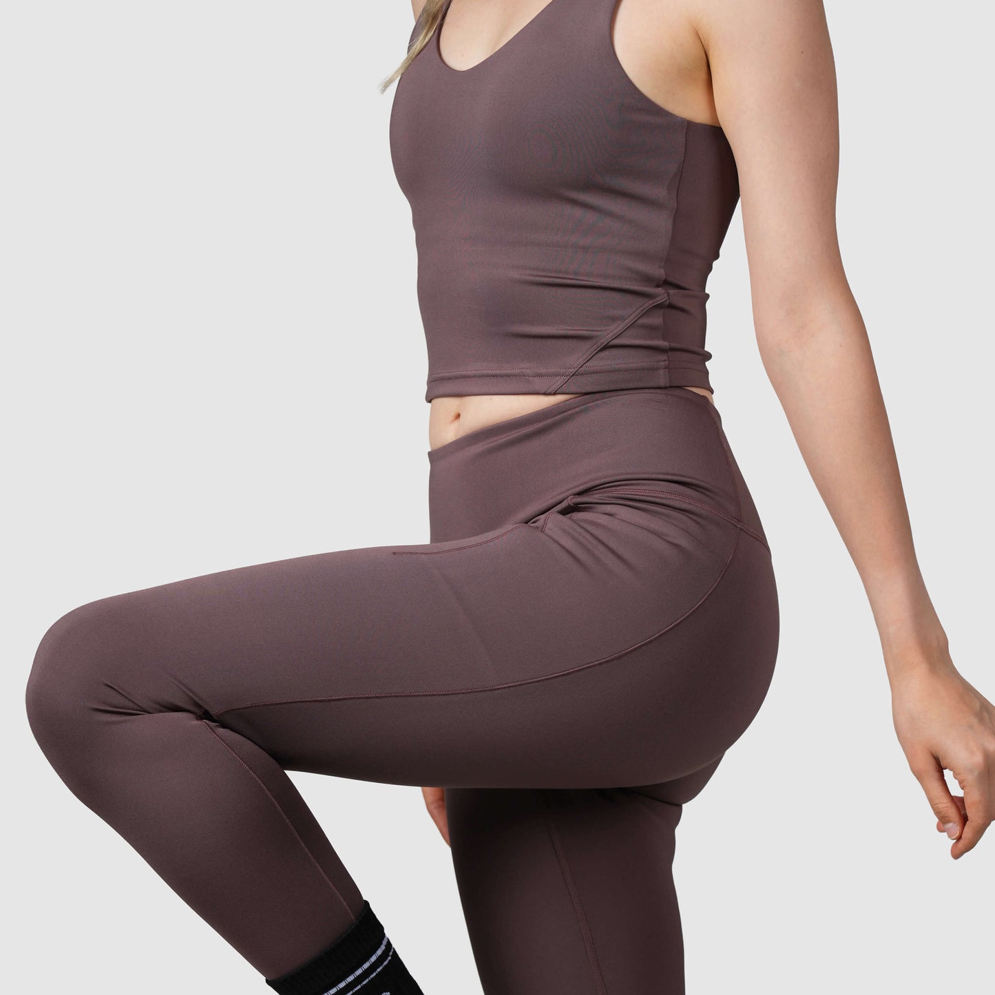 Super Compression Sports Top with Built-In Bra