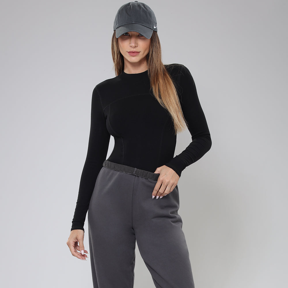 BodyGo LA Long Sleeve Ribbed Top