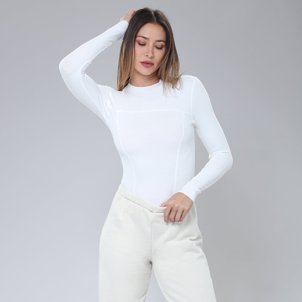 BodyGo LA Long Sleeve Ribbed Top
