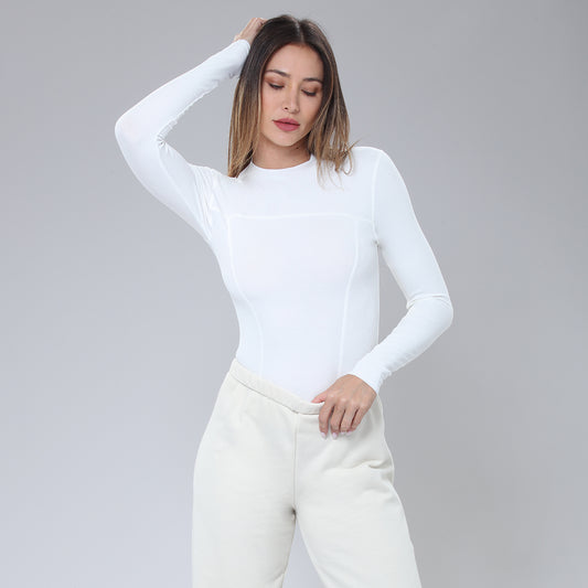 BodyGo LA Long Sleeve Ribbed Top