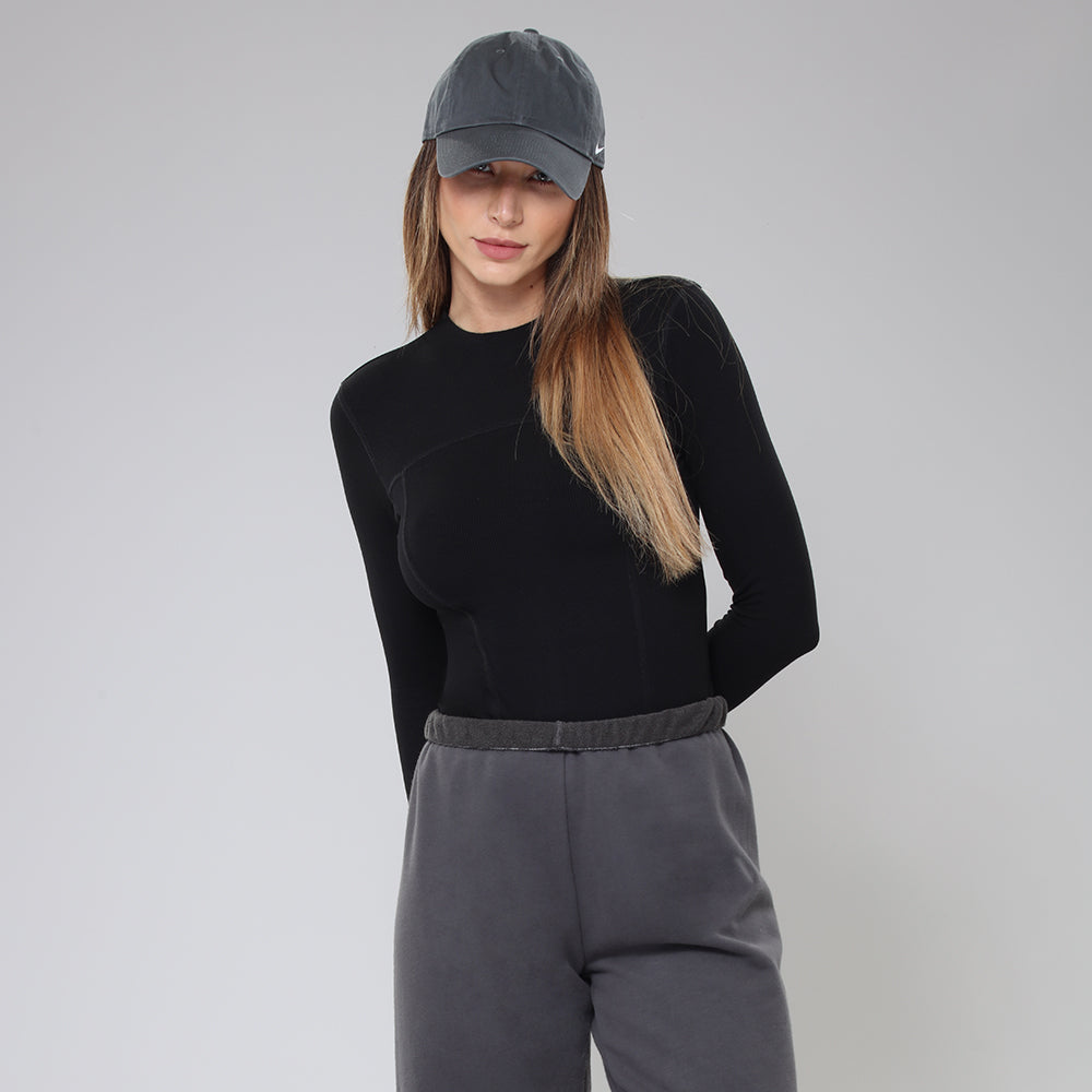 BodyGo LA Long Sleeve Ribbed Top