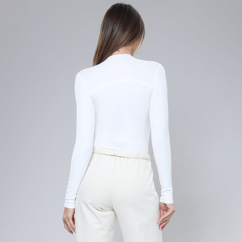 BodyGo LA Long Sleeve Ribbed Top