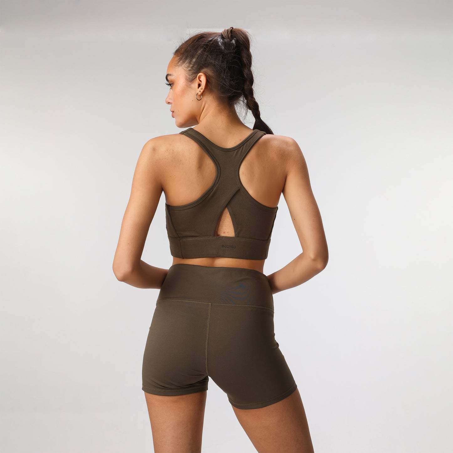 Sport Crossback Top Seamless Yoga Sets