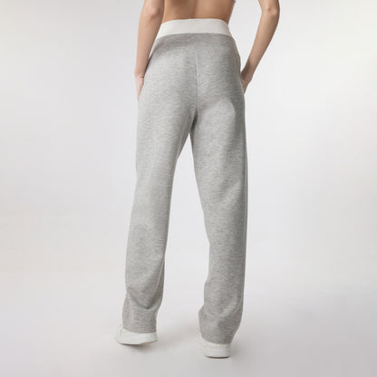 Casual Solid Sweatpants Elastic Waist