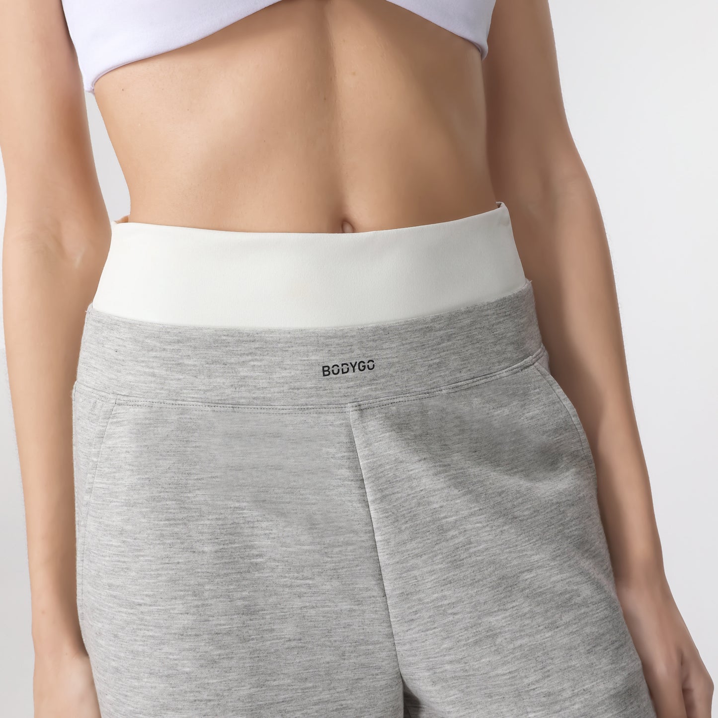 Casual Solid Sweatpants Elastic Waist