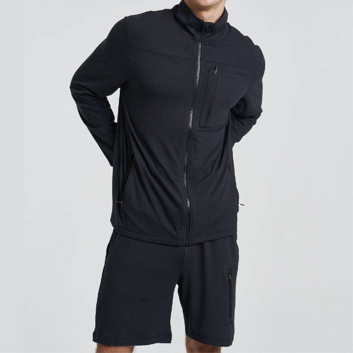 Men's Stand Collar Training Jacket